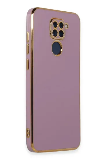 Newface Xiaomi Redmi Note 9 Kılıf Volet Silikon - Mor resmi