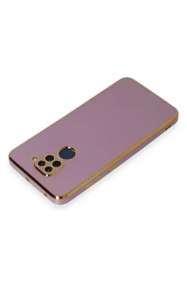 Newface Xiaomi Redmi Note 9 Kılıf Volet Silikon - Mor resmi