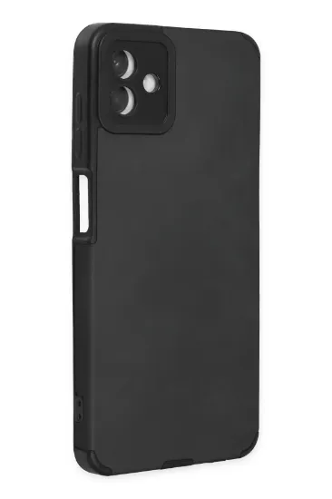 Newface Samsung Galaxy A04 Kılıf Loop Deri Silikon - Siyah resmi