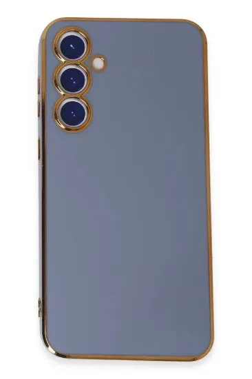Newface Samsung Galaxy S23 FE Kılıf Volet Silikon - Mavi resmi