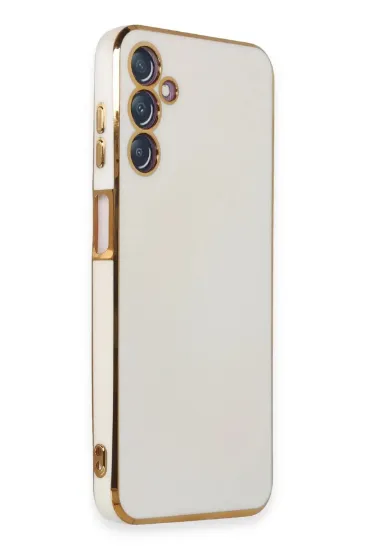 Newface Samsung Galaxy M14 5G Kılıf Volet Silikon - Beyaz resmi