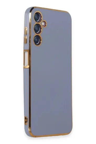 Newface Samsung Galaxy M14 5G Kılıf Volet Silikon - Mavi resmi