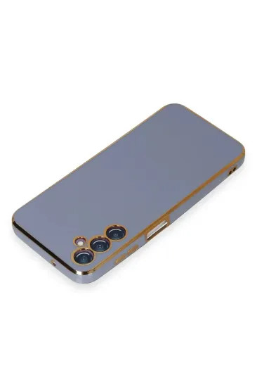 Newface Samsung Galaxy M14 5G Kılıf Volet Silikon - Mavi resmi