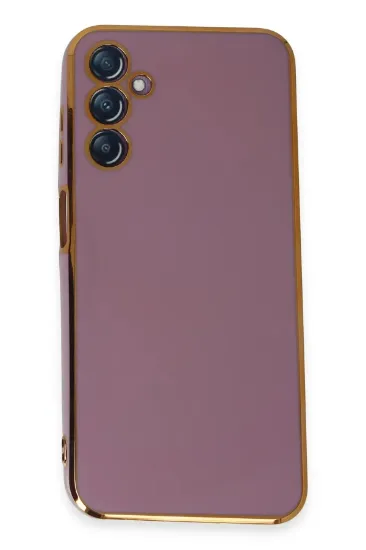 Newface Samsung Galaxy M14 5G Kılıf Volet Silikon - Mor resmi