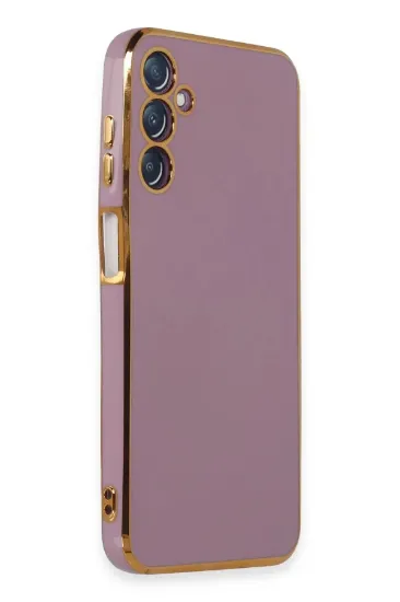 Newface Samsung Galaxy M14 5G Kılıf Volet Silikon - Mor resmi