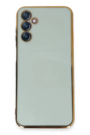 Newface Samsung Galaxy M14 5G Kılıf Volet Silikon - Açık Yeşil resmi