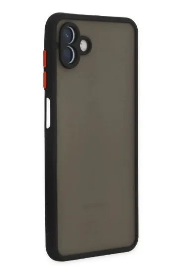 Newface Samsung Galaxy A04 Kılıf Montreal Silikon Kapak - Siyah resmi
