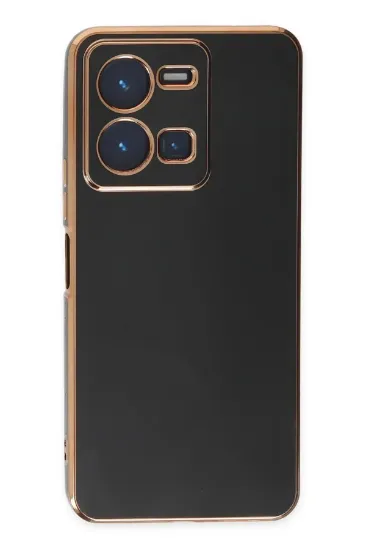Newface Vivo Y35 Kılıf Volet Silikon - Siyah resmi