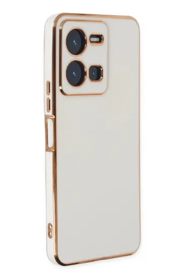 Newface Vivo Y35 Kılıf Volet Silikon - Beyaz resmi