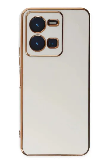 Newface Vivo Y35 Kılıf Volet Silikon - Beyaz resmi