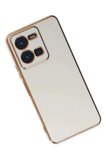 Newface Vivo Y35 Kılıf Volet Silikon - Beyaz resmi