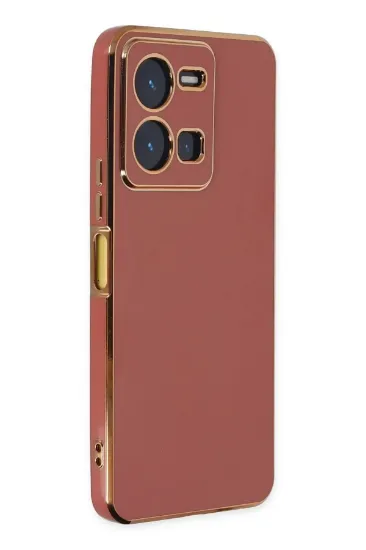 Newface Vivo Y35 Kılıf Volet Silikon - Kırmızı resmi