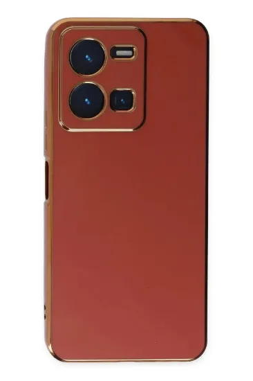 Newface Vivo Y35 Kılıf Volet Silikon - Kırmızı resmi