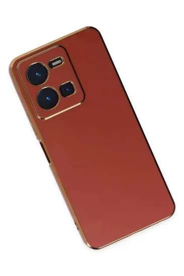 Newface Vivo Y35 Kılıf Volet Silikon - Kırmızı resmi