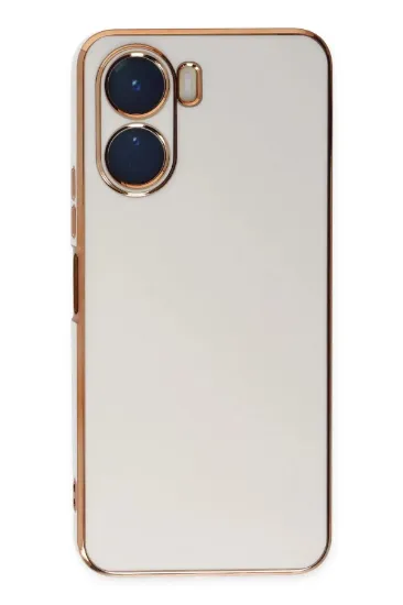 Newface Vivo Y16 Kılıf Volet Silikon - Beyaz resmi