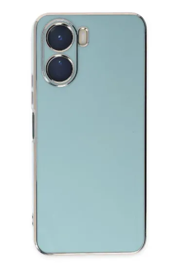 Newface Vivo Y16 Kılıf Volet Silikon - Açık Yeşil resmi