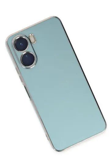 Newface Vivo Y16 Kılıf Volet Silikon - Açık Yeşil resmi