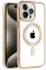 Newface iPhone 14 Pro Max Kılıf Kronos Magsafe Kapak - Gold resmi