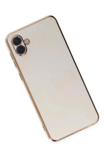 Newface Samsung Galaxy A04 Kılıf Volet Silikon - Beyaz resmi