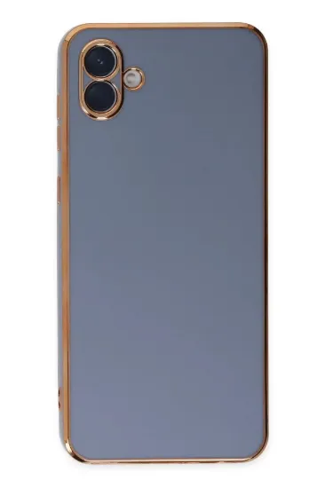 Newface Samsung Galaxy A04 Kılıf Volet Silikon - Mavi resmi