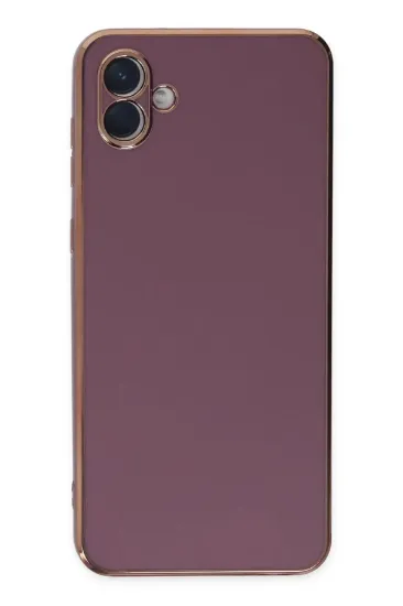 Newface Samsung Galaxy A04 Kılıf Volet Silikon - Mor resmi