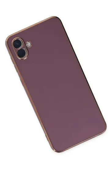Newface Samsung Galaxy A04 Kılıf Volet Silikon - Mor resmi