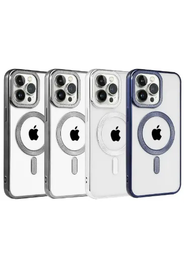 Newface iPhone 15 Kılıf Kronos Magsafe Kapak - Açık Yeşil resmi