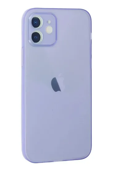Newface iPhone 12 Kılıf Puma Silikon - Mor resmi