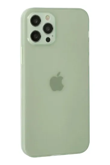 Newface iPhone 12 Pro Max Kılıf Puma Silikon - Açık Yeşil resmi