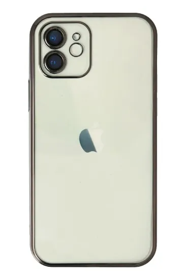 Newface iPhone 11 Kılıf Razer Lensli Silikon - Siyah resmi