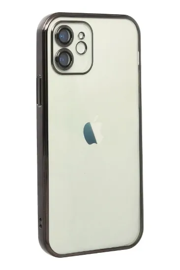 Newface iPhone 11 Kılıf Razer Lensli Silikon - Siyah resmi