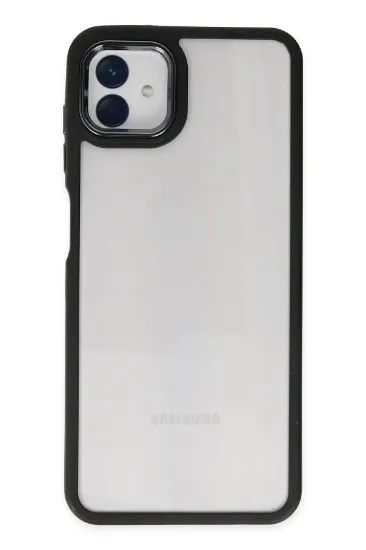 Newface Samsung Galaxy A04 Kılıf Dora Kapak - Siyah resmi