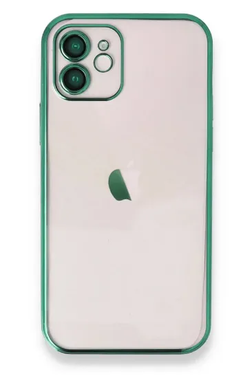 Newface iPhone 11 Kılıf Razer Lensli Silikon - Yeşil resmi