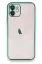 Newface iPhone 11 Kılıf Razer Lensli Silikon - Yeşil resmi