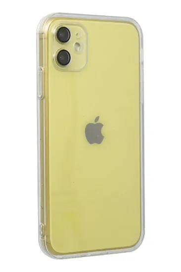 Newface iPhone 11 Kılıf Razer Lensli Silikon - Şeffaf resmi