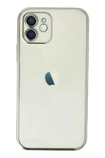 Newface iPhone 11 Kılıf Razer Lensli Silikon - Gümüş resmi