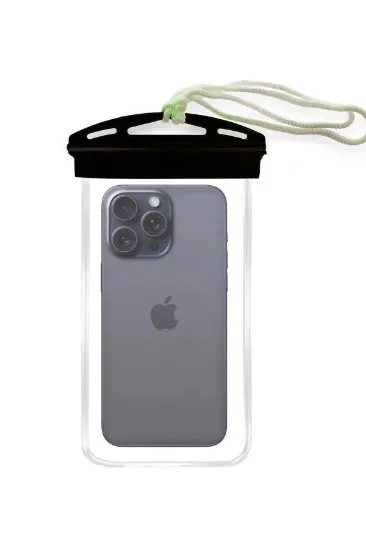 Newface Waterproof Universal Su Geçirmez Kılıf - Siyah resmi