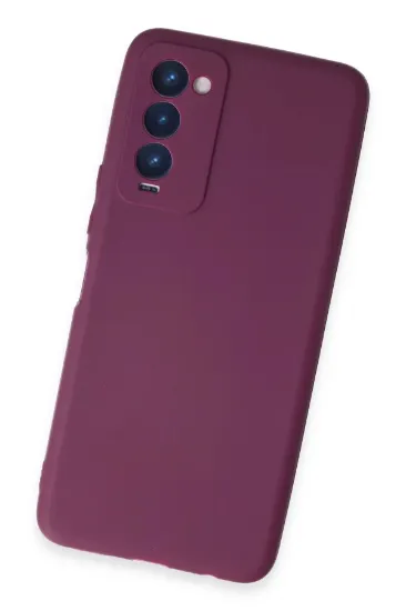 Newface Tecno Camon 18 Kılıf First Silikon - Mor resmi