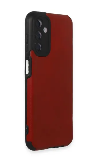Newface Samsung Galaxy M14 5G Kılıf Loop Deri Silikon - Kırmızı resmi