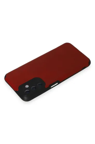 Newface Samsung Galaxy M14 5G Kılıf Loop Deri Silikon - Kırmızı resmi