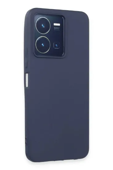 Newface Vivo Y35 Kılıf First Silikon - Lacivert resmi