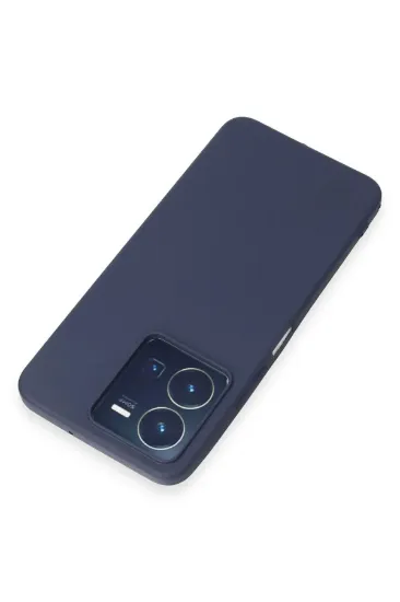 Newface Vivo Y35 Kılıf First Silikon - Lacivert resmi