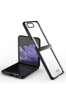 Newface Samsung Galaxy Z Flip 4 Kılıf Fold Element Kapak - Siyah resmi