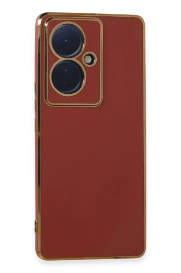 Newface Vivo V29 Lite Kılıf Volet Silikon - Kırmızı resmi