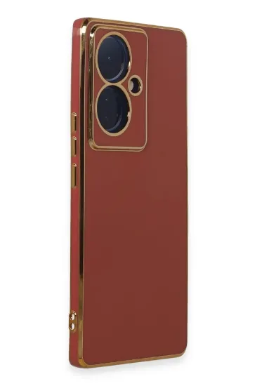 Newface Vivo V29 Lite Kılıf Volet Silikon - Kırmızı resmi