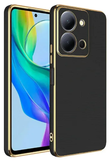 Newface Vivo Y36 Kılıf Volet Silikon - Siyah resmi
