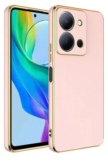 Newface Vivo Y36 Kılıf Volet Silikon - Pembe resmi