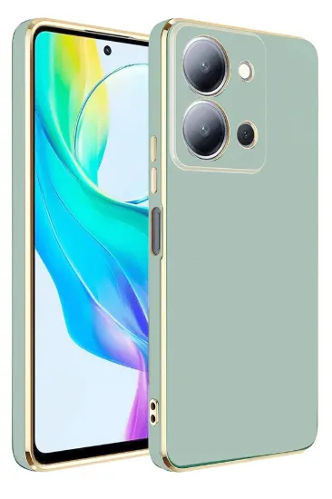 Newface Vivo Y36 Kılıf Volet Silikon - Açık Yeşil resmi