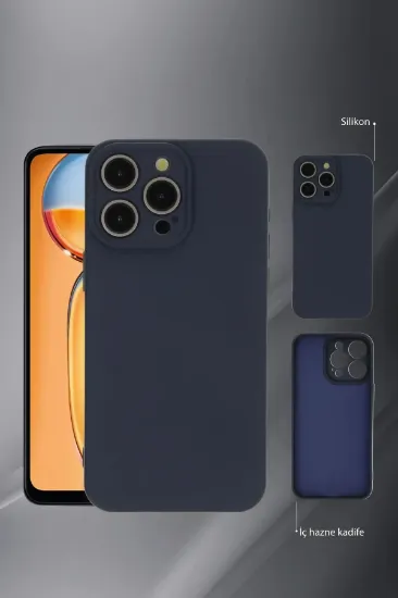 Newface Vivo Y36 Kılıf Nano içi Kadife Silikon - Sarı resmi