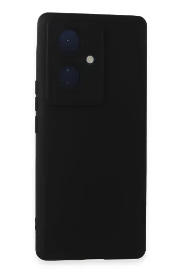 Newface Vivo V29 Lite Kılıf Nano içi Kadife Silikon - Siyah resmi